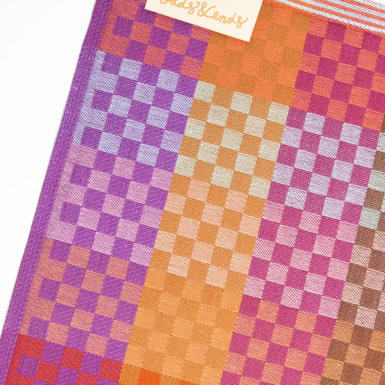 Foekje Fleur Foekje Fleur Tea Towel #86A Checkered