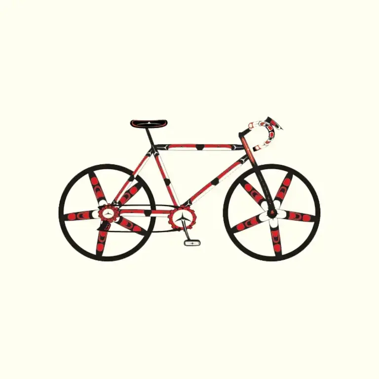 Seattle Royale Seattle Royale Bicycle Letterpress Print 5x7 (Unframed)