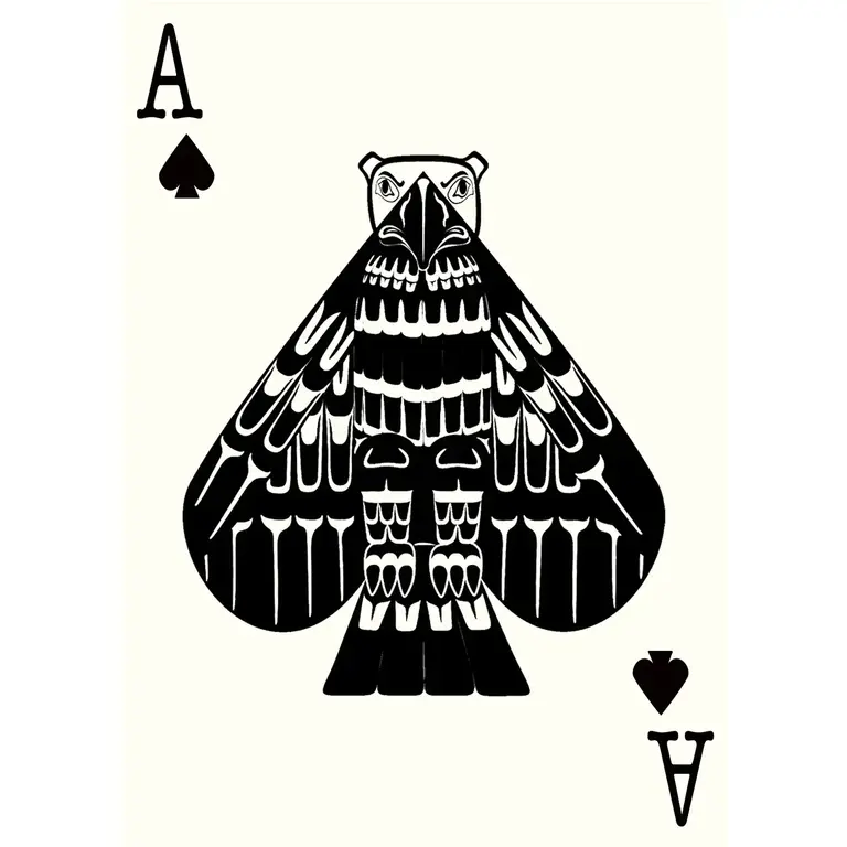 Seattle Royale Seattle Royale Ace Of Spade Letterpress Print 5x7 (Unframed)