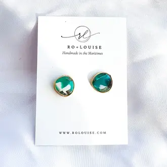 Ro + Louise Ro + Louise Amelia Studs Ocean Gold