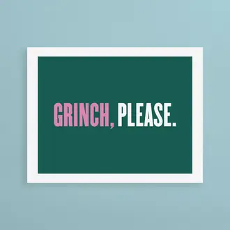 Paper E Clips PEC - Grinch Please Card Paper E Clips PEC - Grinch Please Card