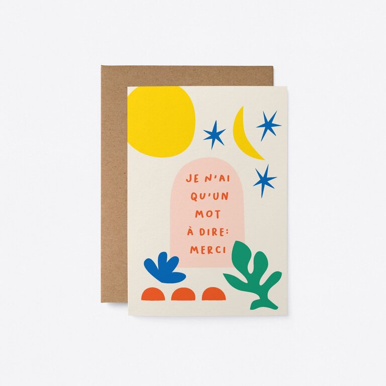 Paper E Clips PEC Je N'ai Qu'on Mot Card