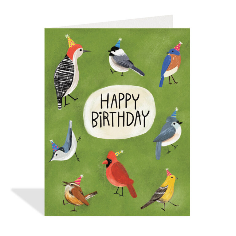 Paper E Clips PEC Birdie Birthday Card