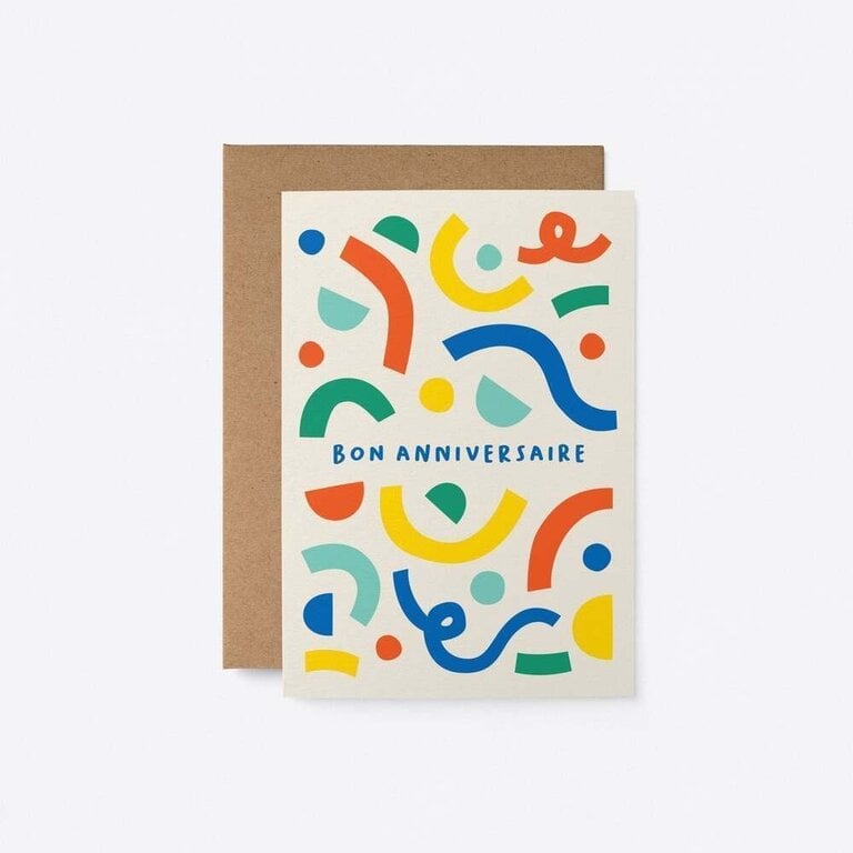 Paper E Clips PEC Bon Anniversaire v 5 Card