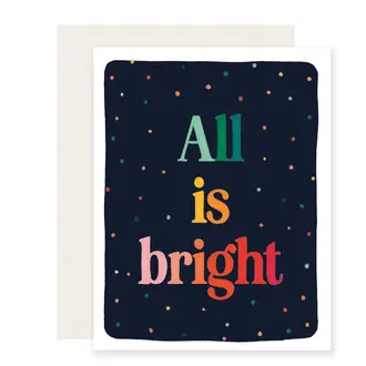 Paper E Clips PEC - All is Bright Card Paper E Clips PEC - All is Bright Card