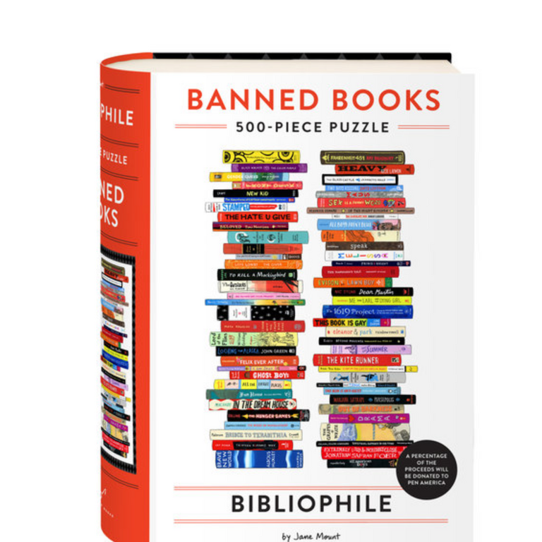 Raincoast Bibliophile Banned Books Puzzle 500pce