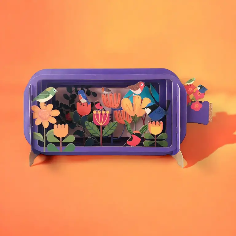 A-Joy A-Joy Birds & Flowers Bottle Card