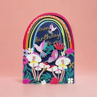 A-Joy A-Joy Rainbow Birthday Pop Up Card