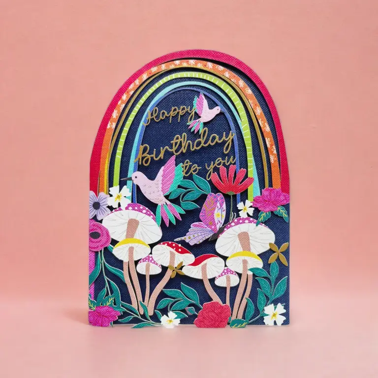 A-Joy A-Joy Rainbow Birthday Pop Up Card