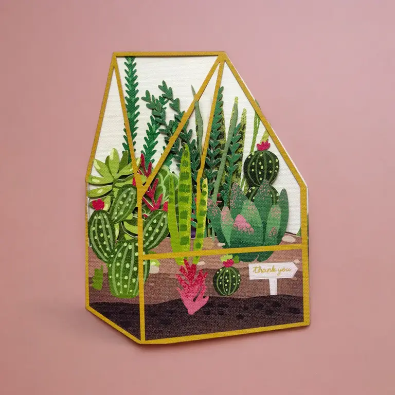 A-Joy A-Joy Terrarium Pop Up Card