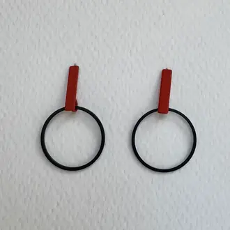 Copper Bee Copper Bee Bauhaus Geo Earrings