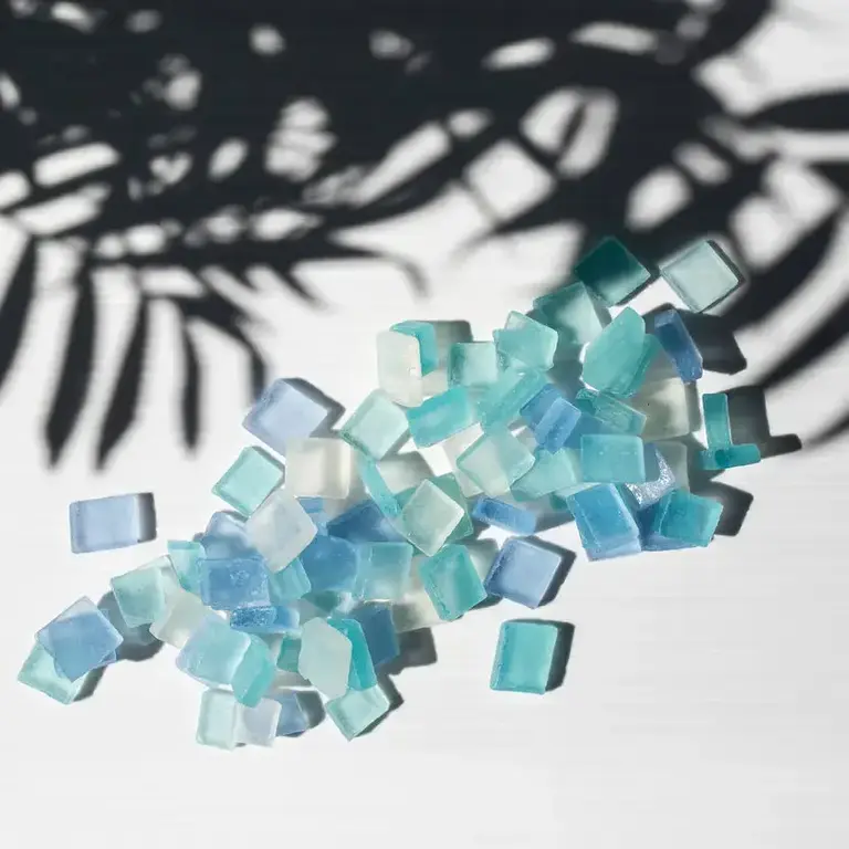 Sealuxe Sealuxe Beach Glass Single Hand Soaps - Aqua