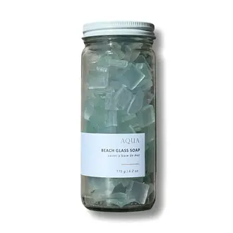 Sealuxe Sealuxe Beach Glass Single Hand Soaps - Aqua