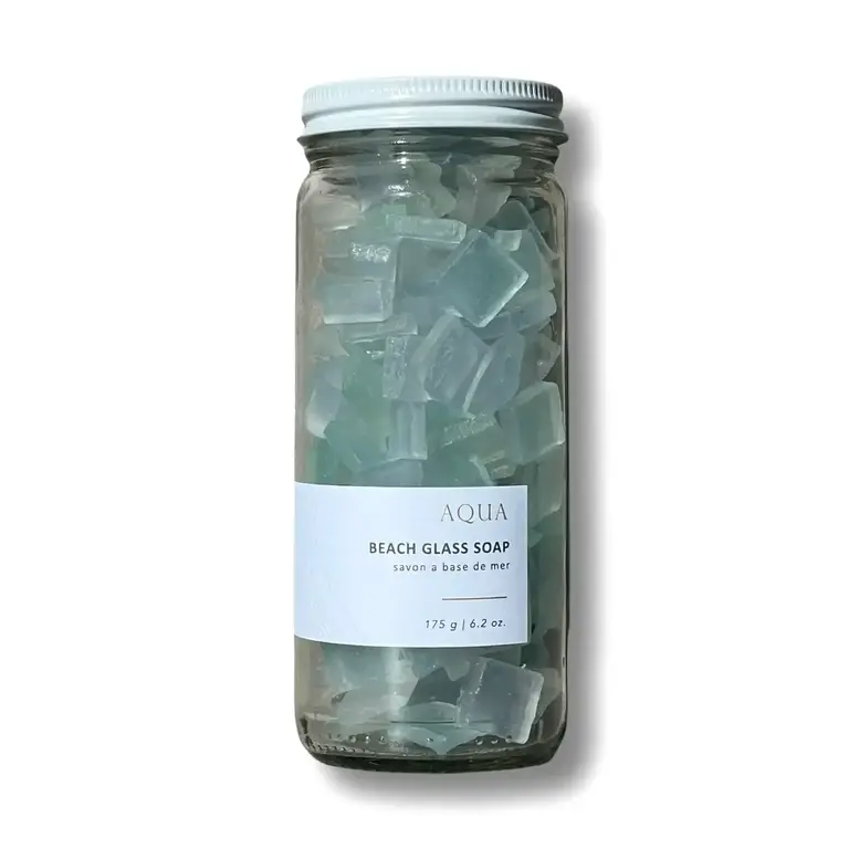 Sealuxe Sealuxe Beach Glass Single Hand Soaps - Aqua