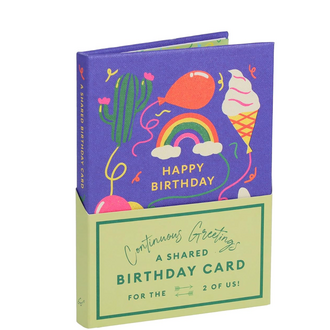 BD BD A Shared Birthday Card Continous Greetings