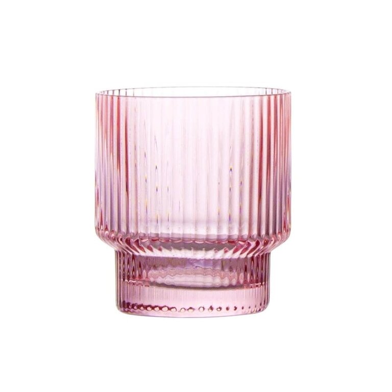 ICM ICM Ribbed Tumbler - Rose 11.5 oz