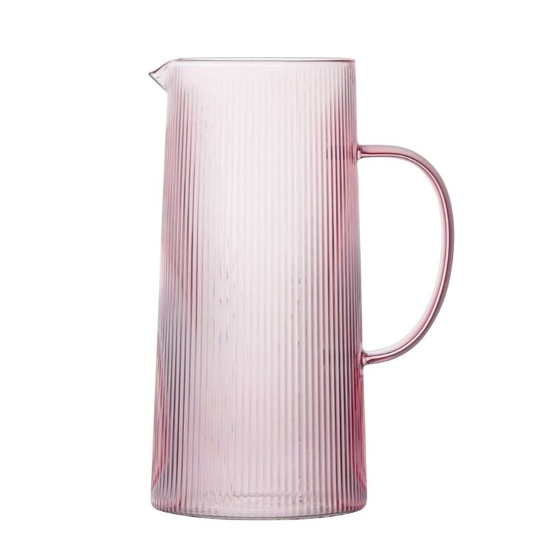 ICM Ribbed Pitcher Rose 1.5 L