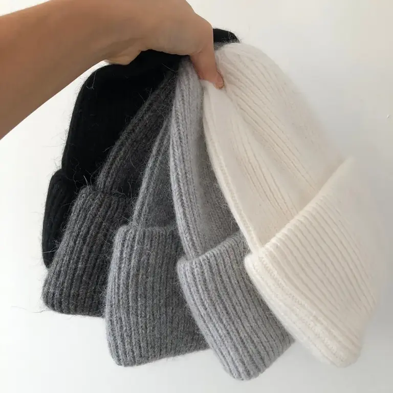 Billy Bamboo Billy Bamboo Royal Angora Wool Beanie