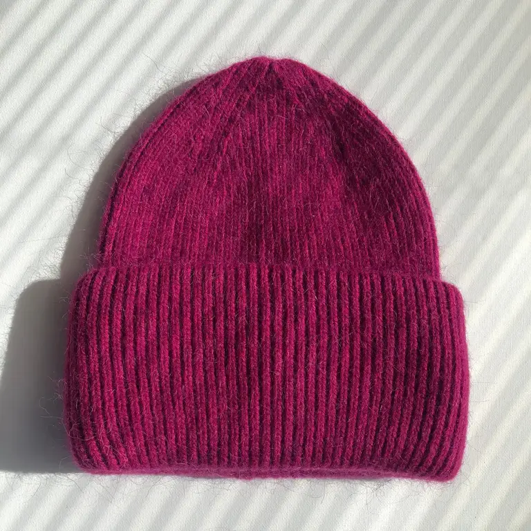 Billy Bamboo Billy Bamboo Royal Angora Wool Beanie