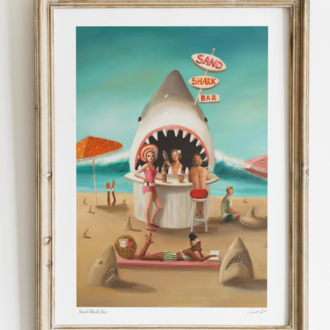 Janet Hill Janet Hill Sand Shark Bar Print 8.5x11 Unframed