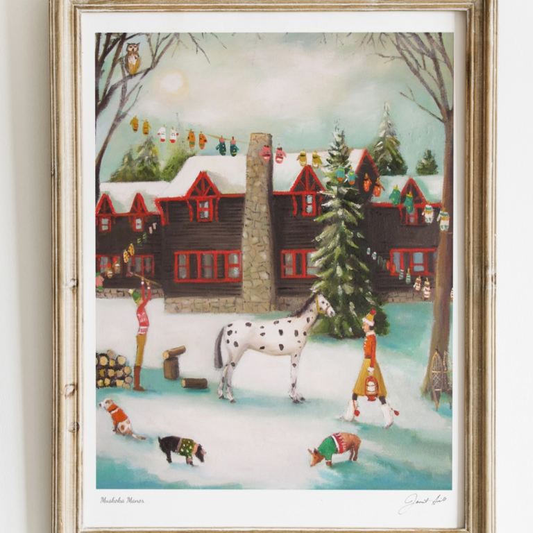 Janet Hill Janet Hill Muskoka Manor Print 8.5x11 Unframed