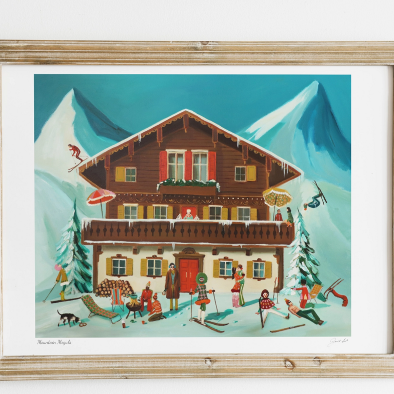 Janet Hill Janet Hill Mountain Moguls Print 8.5x11 Unframed