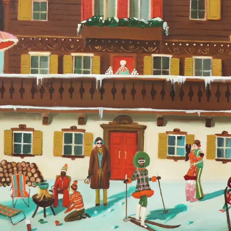 Janet Hill Janet Hill Mountain Moguls Print 8.5x11 Unframed