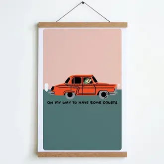 SHC SHC Have Some Doubts Pink Print 8x10 Unframed