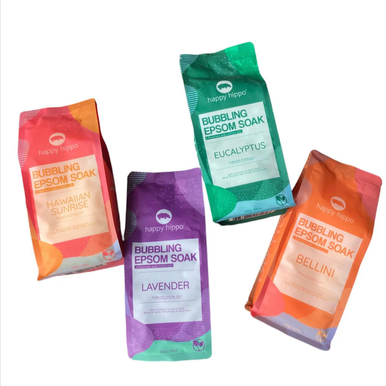 Happy Hippo Happy Hippo Bubbling Epsom Soak 600g