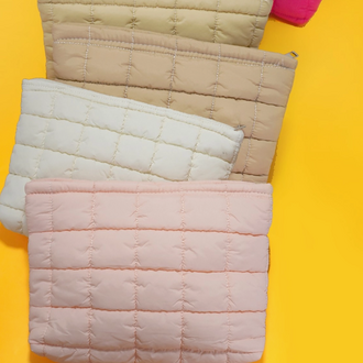 Joss Joss Quilted Cosmetic Bag