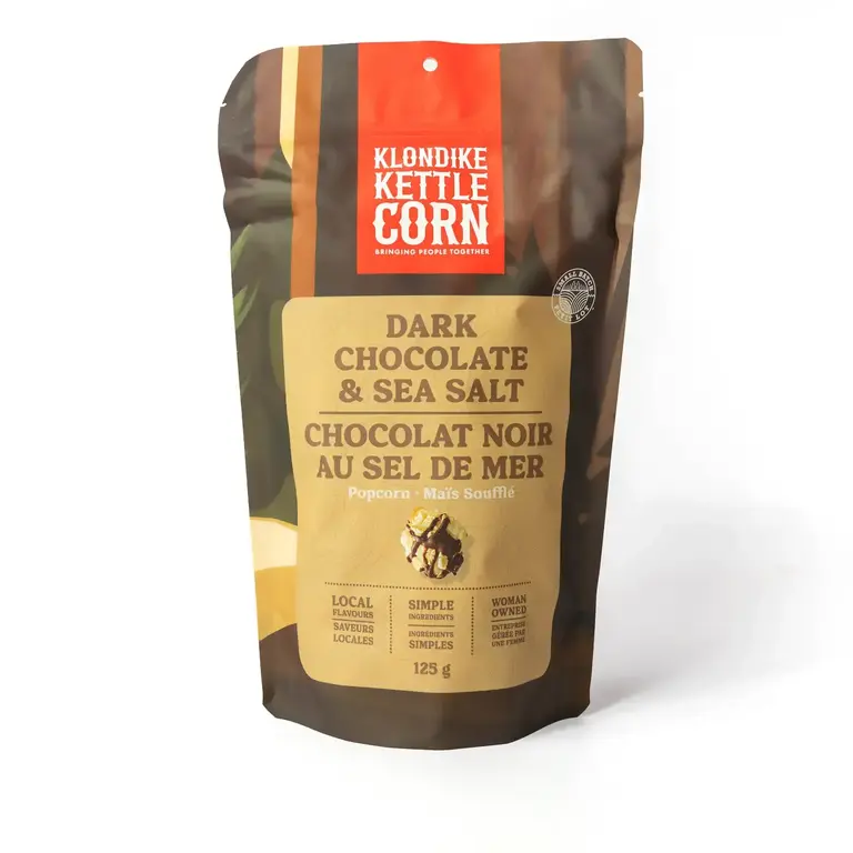 Klondike Kettle Corn Klondike Kettle Corn Dark Chocolate Sea Salt  (125g)