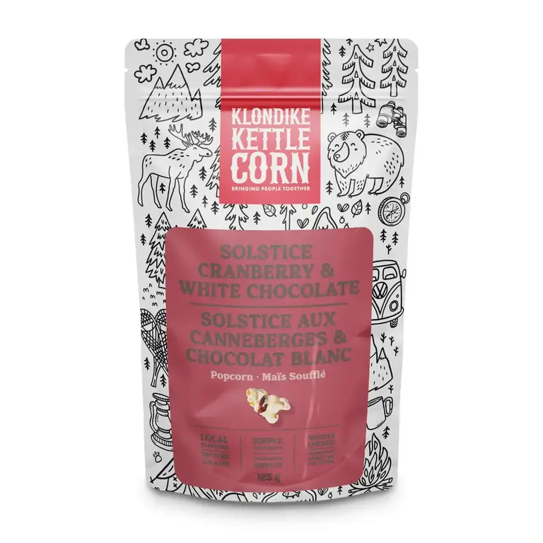 Klondike Kettle Corn Klondike Kettle Corn Solstice Cranberry White Chocolate 125g