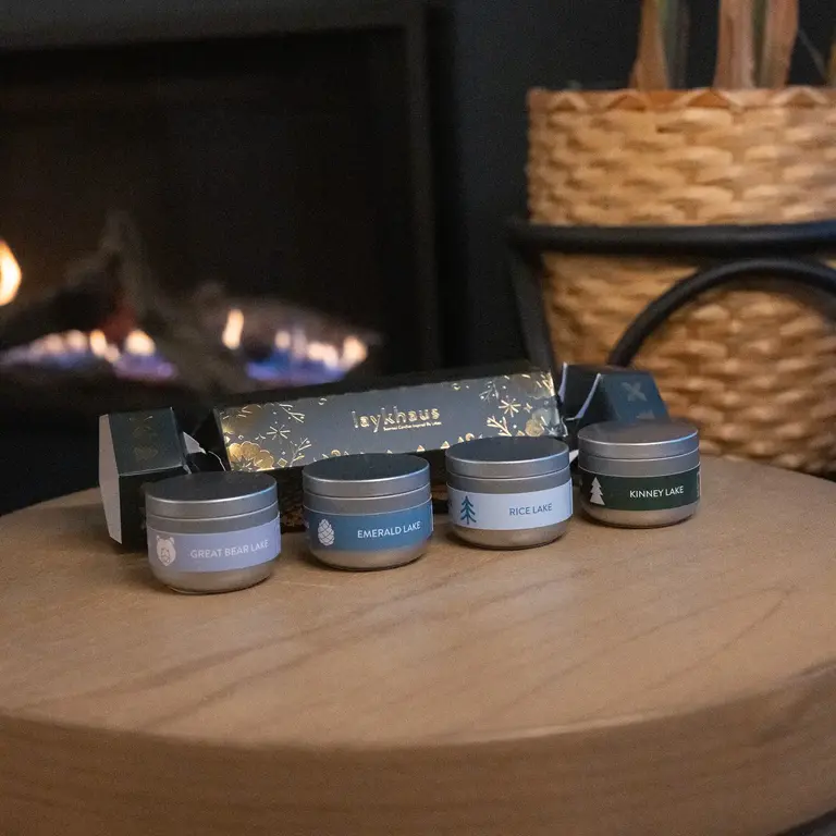 Laykhaus Laykhaus Forest Collection Gift Set -  4 Mini Candles