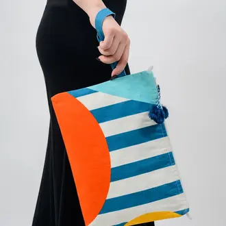 Kores Kores Cotton Canvas Wristlet Large