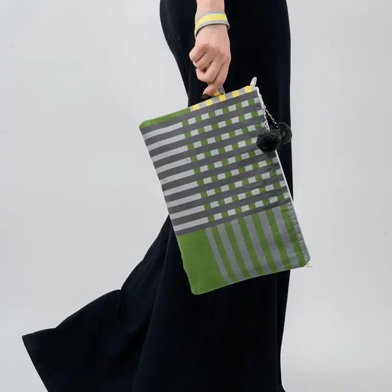 Kores Kores Cotton Canvas Wristlet Large