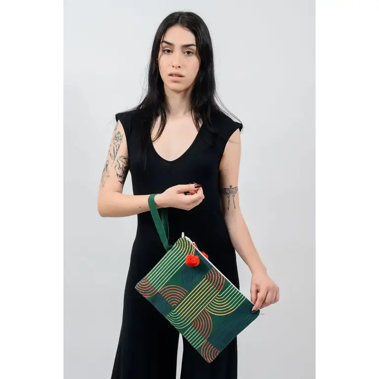 Kores Kores Cotton Canvas Wristlet Large