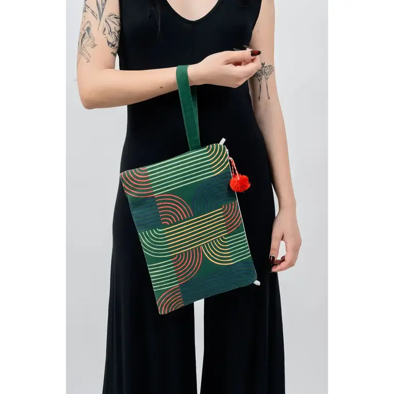 Kores Kores Cotton Canvas Wristlet Large