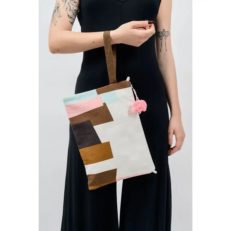 Kores Kores Cotton Canvas Wristlet Large