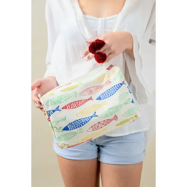 Kores Kores Cotton Canvas Toiletry Bag