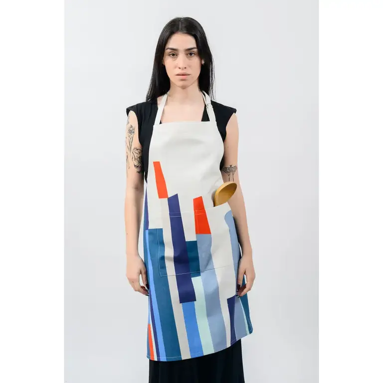 Kores Kores Graphic Cotton Canvas Apron