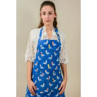 Kores Kores Cotton Canvas Apron Seagulls