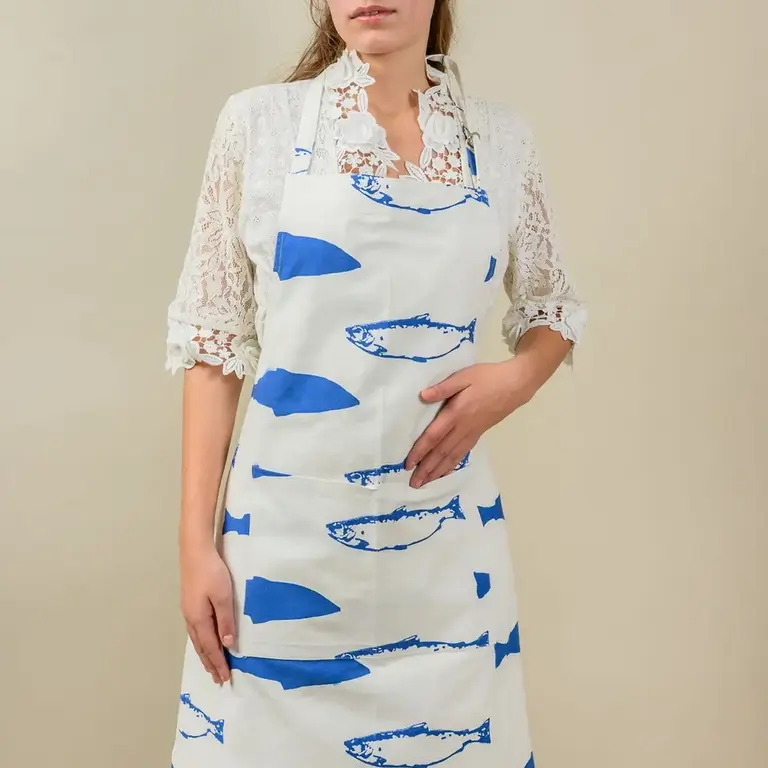 Kores Kores Cotton Canvas Apron Fish