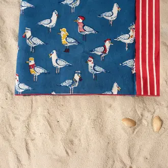 Kores Kores Cotton Beach /Picnic Throw Seagulls