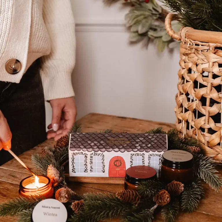 Mimi & August Mimi & August Little House Box (3 candle set)