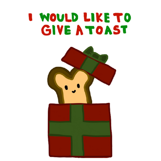 Puddle Ink Puddle Ink Christmas Toast Card