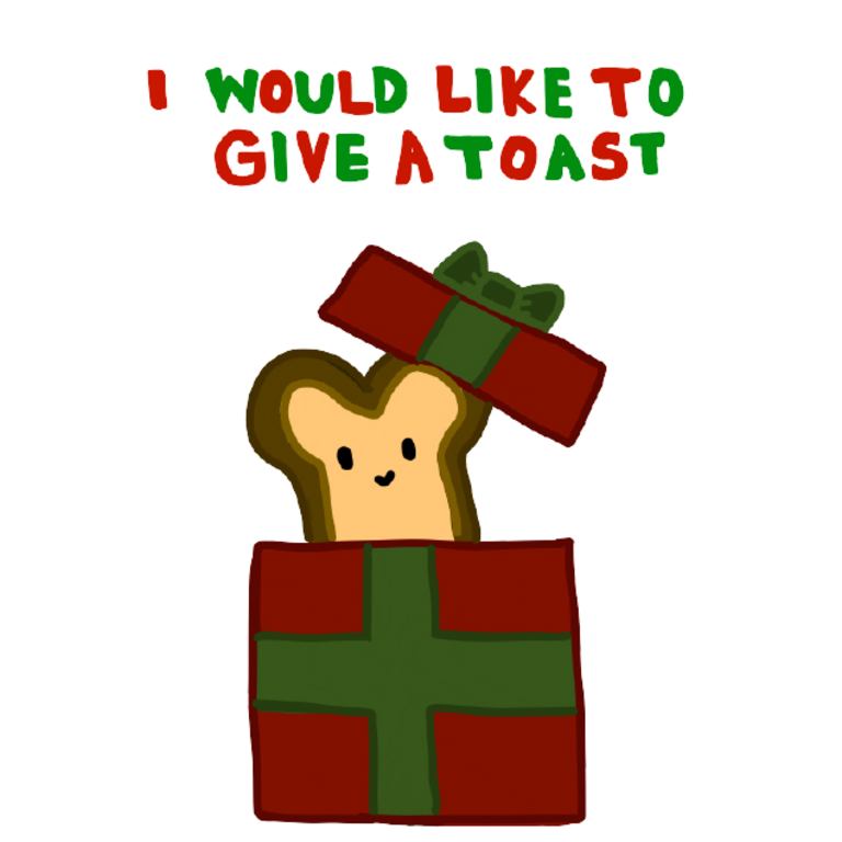 Puddle Ink Puddle Ink Christmas Toast Card