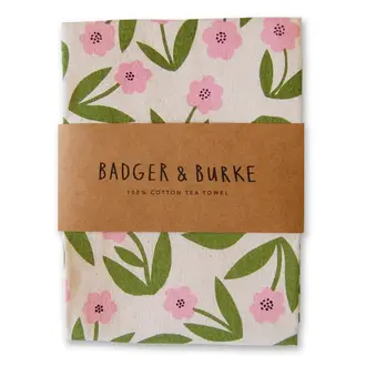 Badger & Burke Badger & Burke Little Flowers Tea Towel