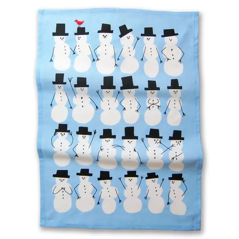 Badger & Burke Badger & Burke Snowmen Tea Towel