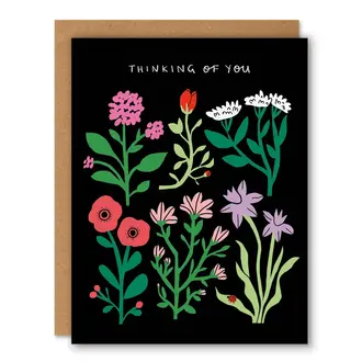Badger & Burke Badger & Burke Garden Flowers Sympathy Card