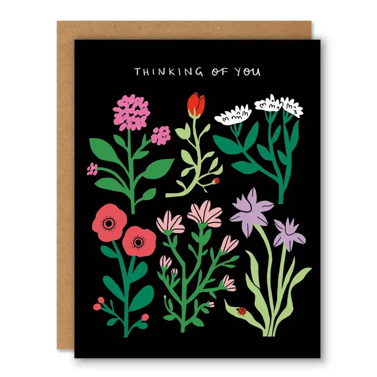 Badger & Burke Badger & Burke Garden Flowers Sympathy Card